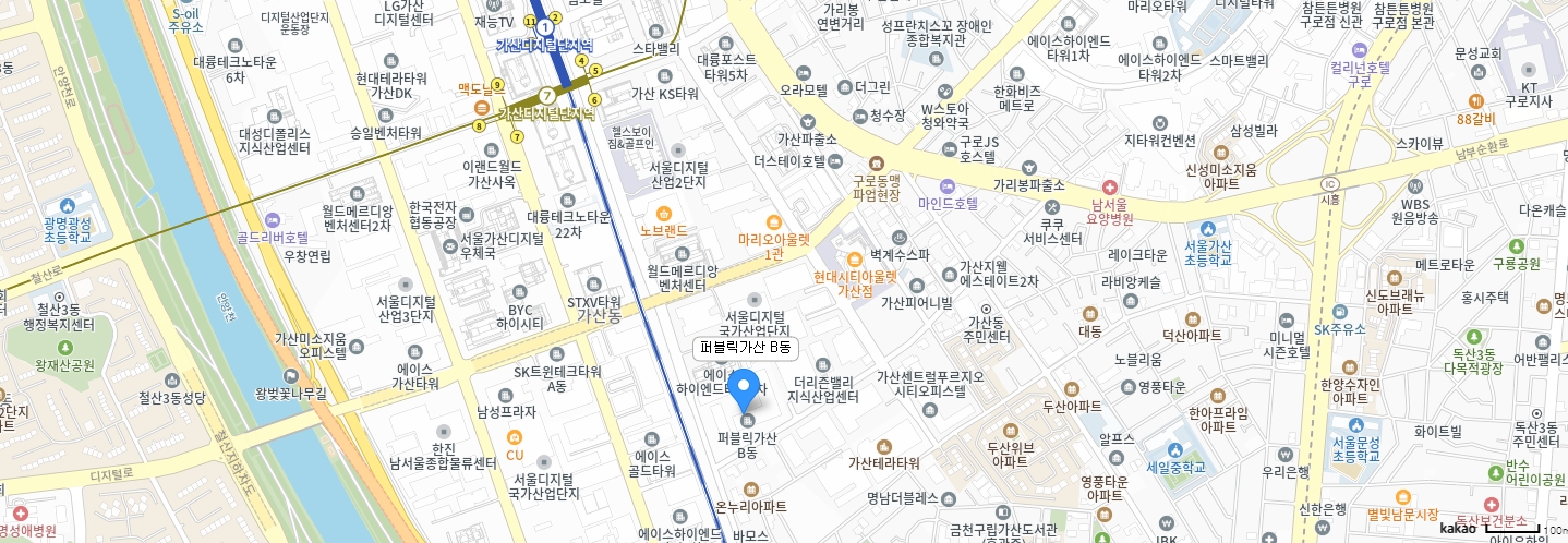 아이플랜비즈 오피스 위치 지도